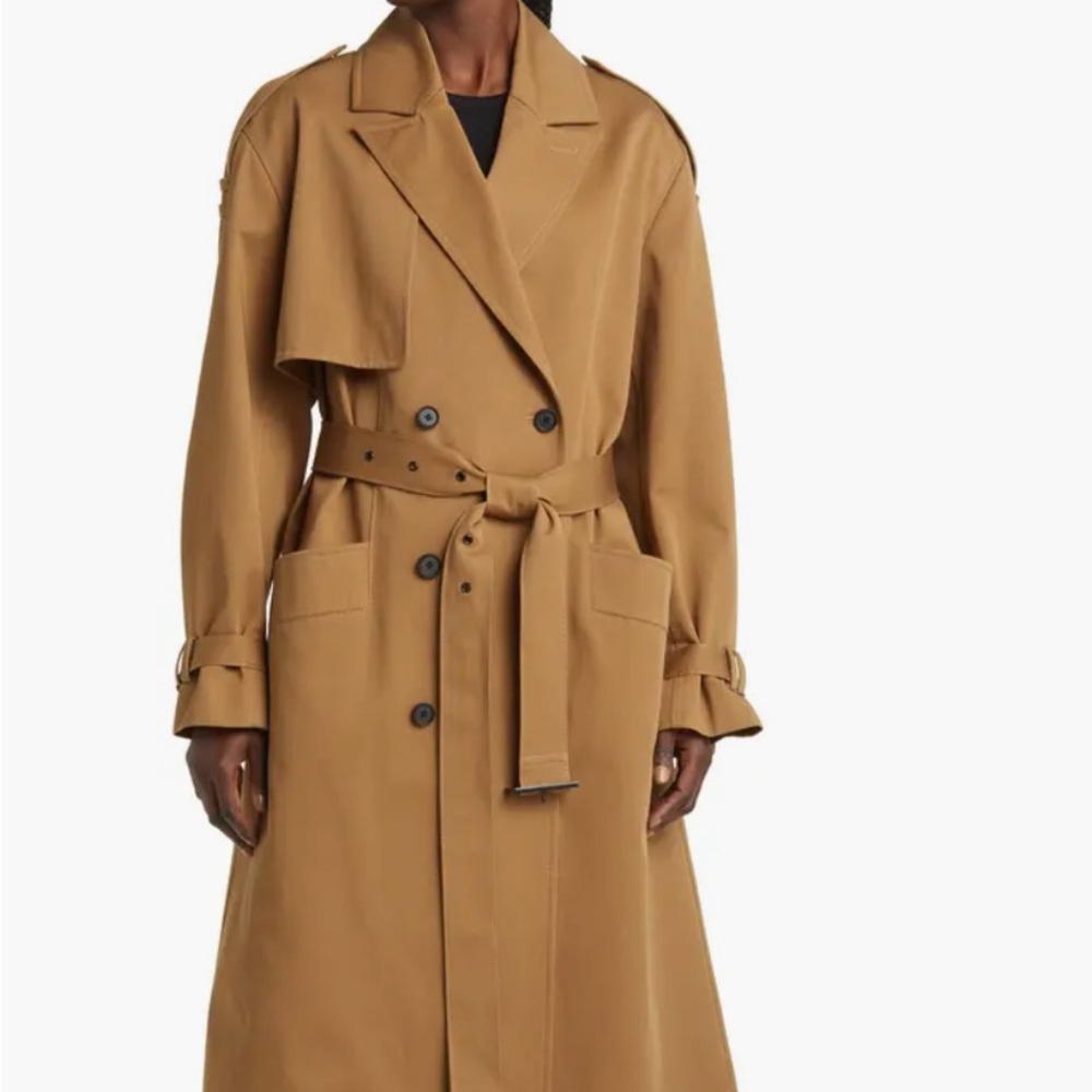 Grommeted Trench Coat